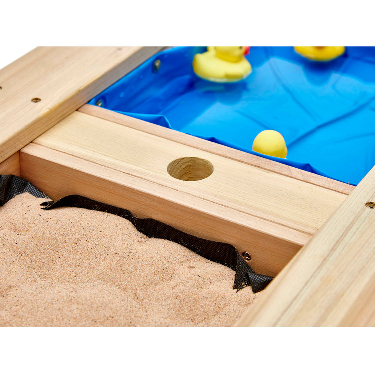 Surfside Wooden Sand and Water Picnic Table