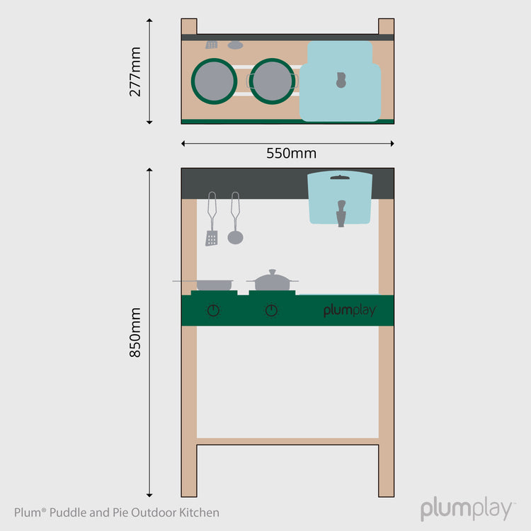 Plum® Puddle & Pie Outdoor Mud Kitchen
