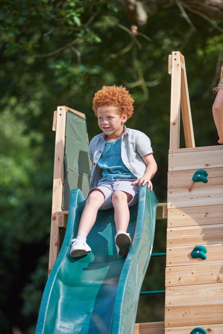 Plum Climbing Pyramid Playset with Slide and Den with Optional Swing