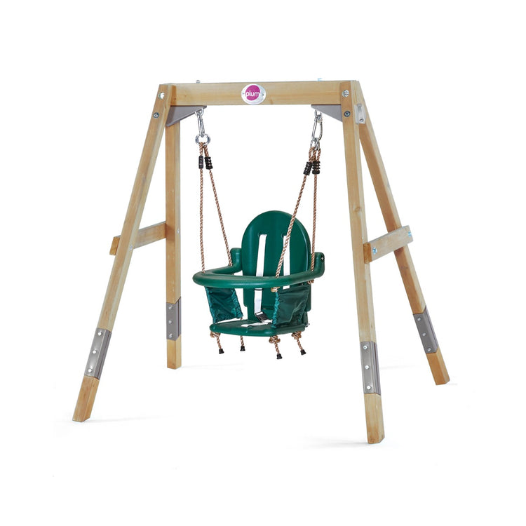 Plum® Wooden 2-in-1 Swing Set