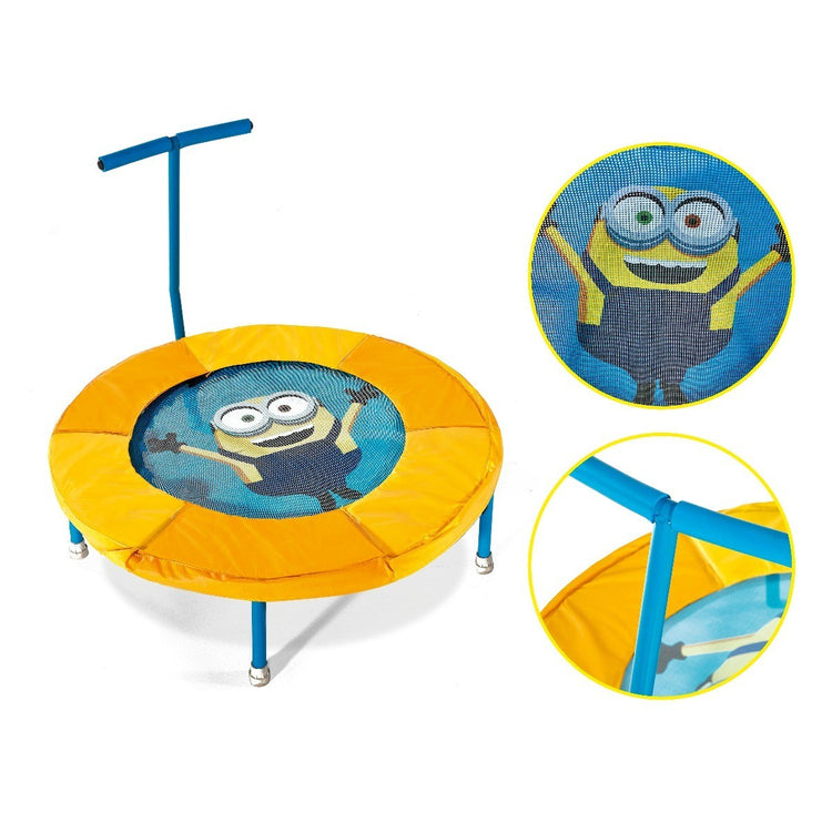 Plum® Minions Junior Bouncer Bungee Trampoline with Handle