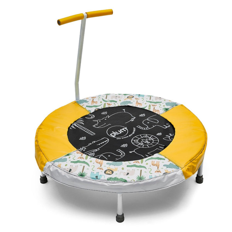 Plum® Print & Sound Junior Bouncer Trampoline and Handle