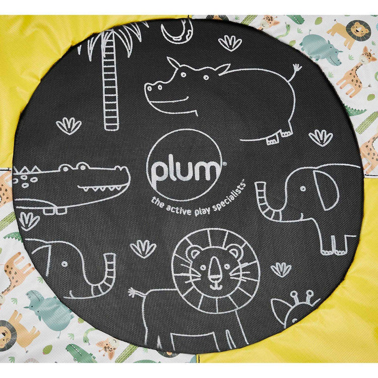 Plum® Print & Sound Junior Bouncer Trampoline and Handle