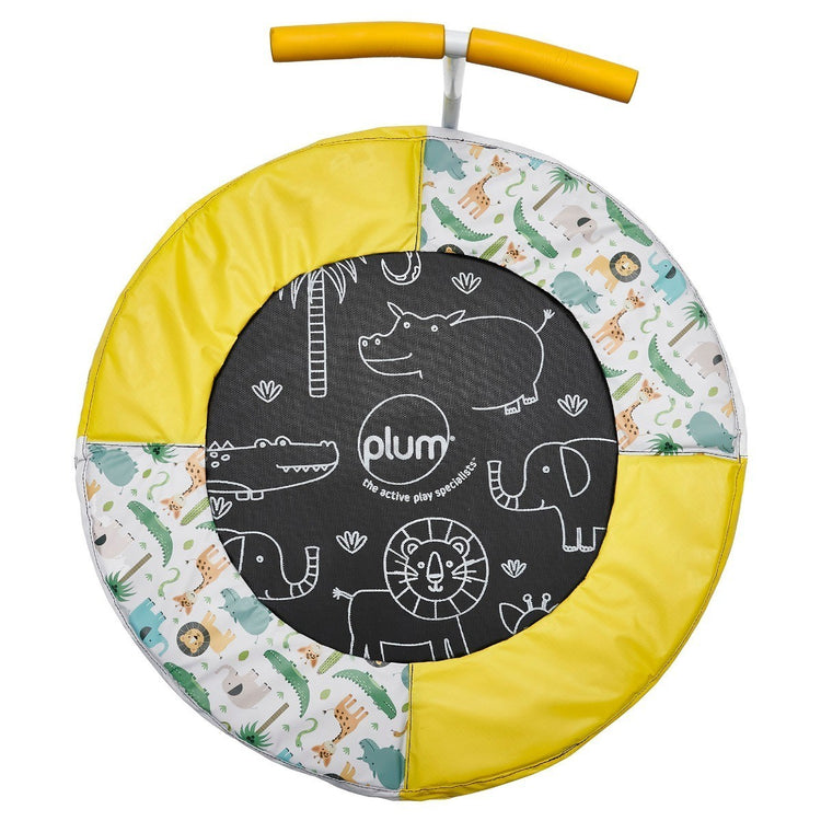 Plum® Print & Sound Junior Bouncer Trampoline and Handle