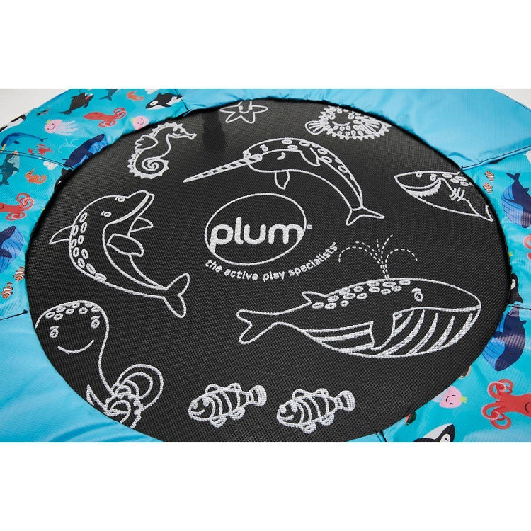 Plum® Print & Sound Junior Bouncer Trampoline and Handle