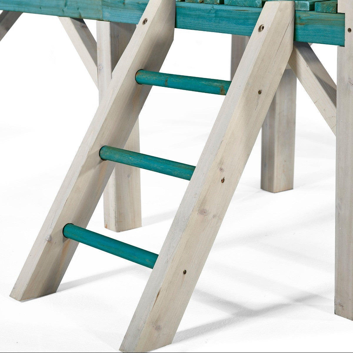 Buy Boat House Wooden Playhouse in Teal for Kids – Plum Play UK