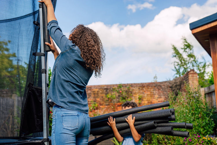 Plum® Space Zone II Evolution Trampoline (Telescopic Pack Down Enclosure)