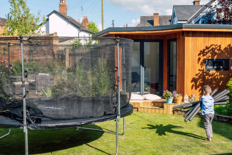 Plum® Space Zone II Evolution Trampoline (Telescopic Pack Down Enclosure)