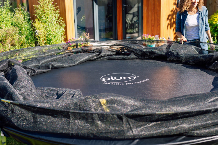 Plum® Space Zone II Evolution Trampoline (Telescopic Pack Down Enclosure)