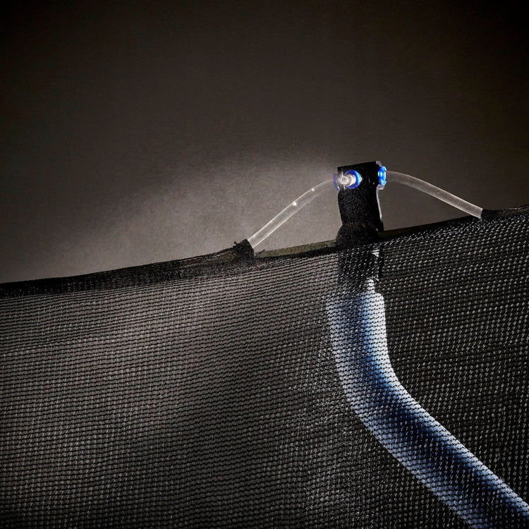 Plum® 8ft - 14ft Wave Springsafe Trampoline (Blue) - Free Attachable Mist Feature