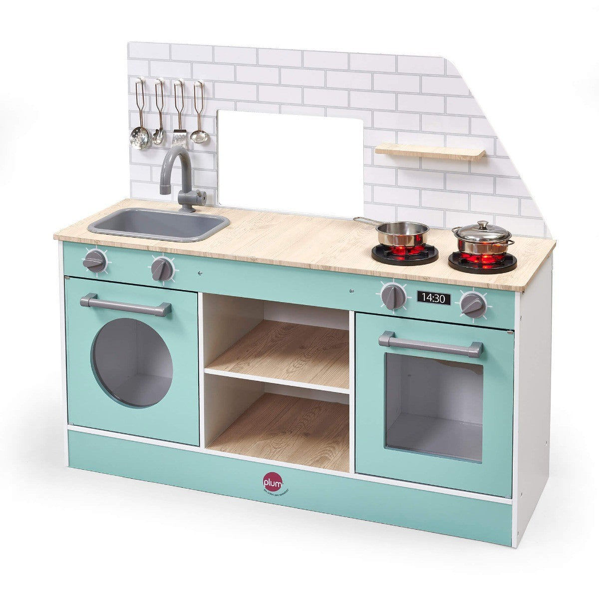 2-in-1 Wooden Street Food Truck and Kitchen – Plum Play UK