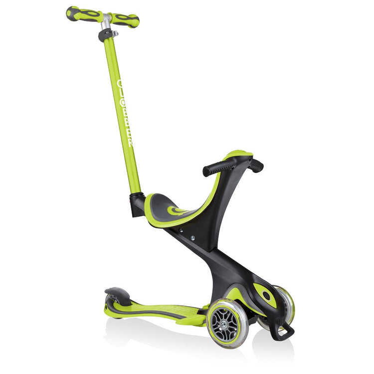 Globber Evo Comfort Scooter Lime Green All-in-1