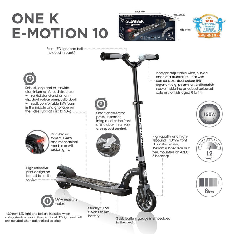Globber One K E-Motion 10 V4