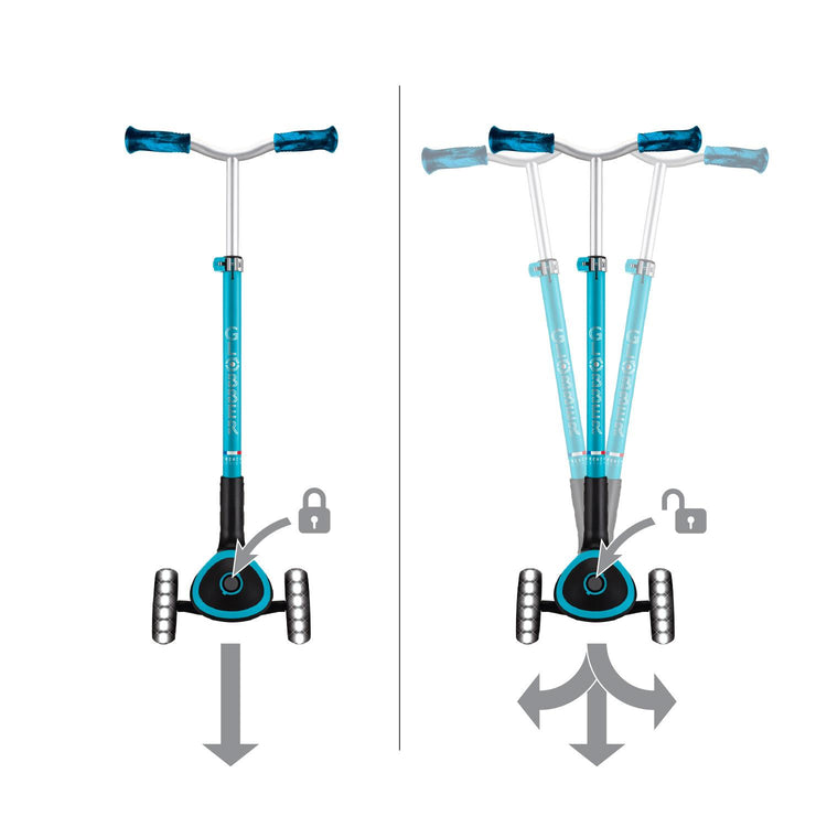 Globber Ace Lights 3 Wheel Scooter