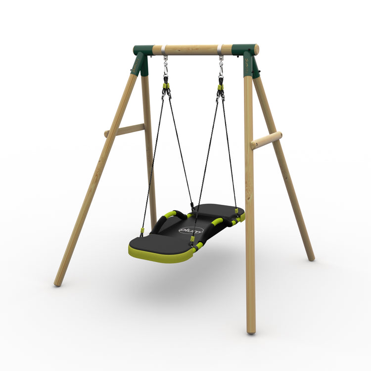 Plum® Bush Baby™ Wooden Swing Set - Glide Nest Swing