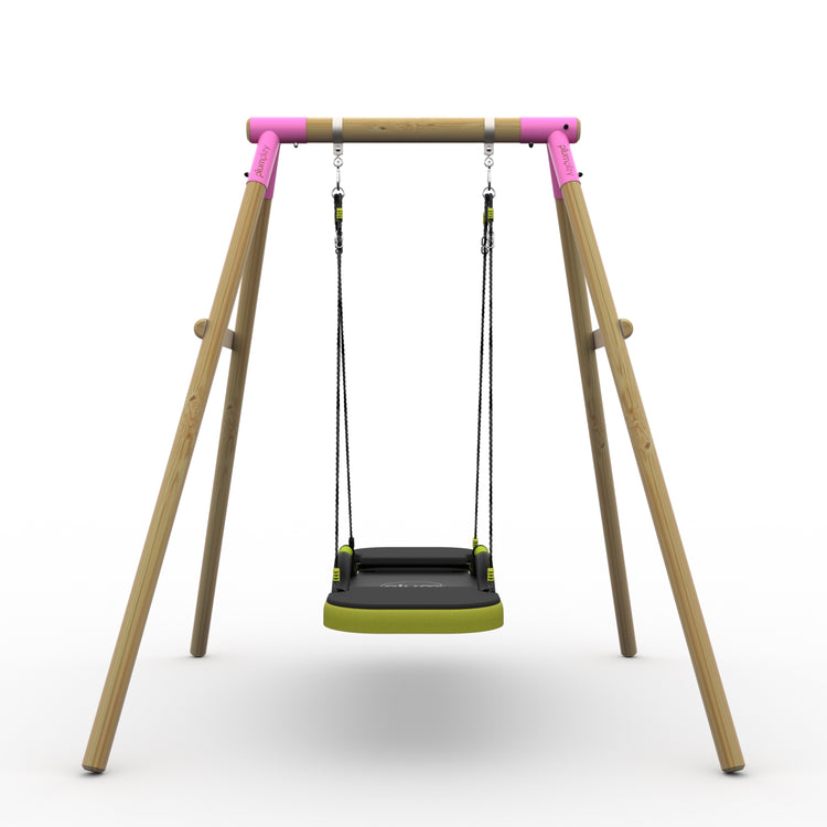 Plum® Bush Baby™ Wooden Swing Set - Glide Nest Swing