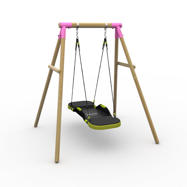 Plum® Bush Baby™ Wooden Swing Set - Glide Nest Swing