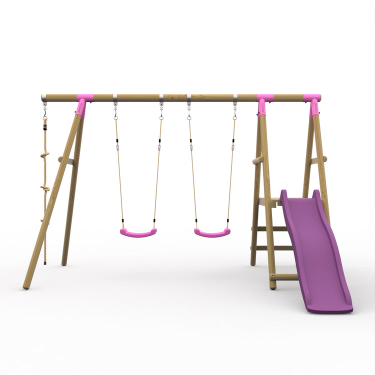 Giant Baboon Wooden Swing Set