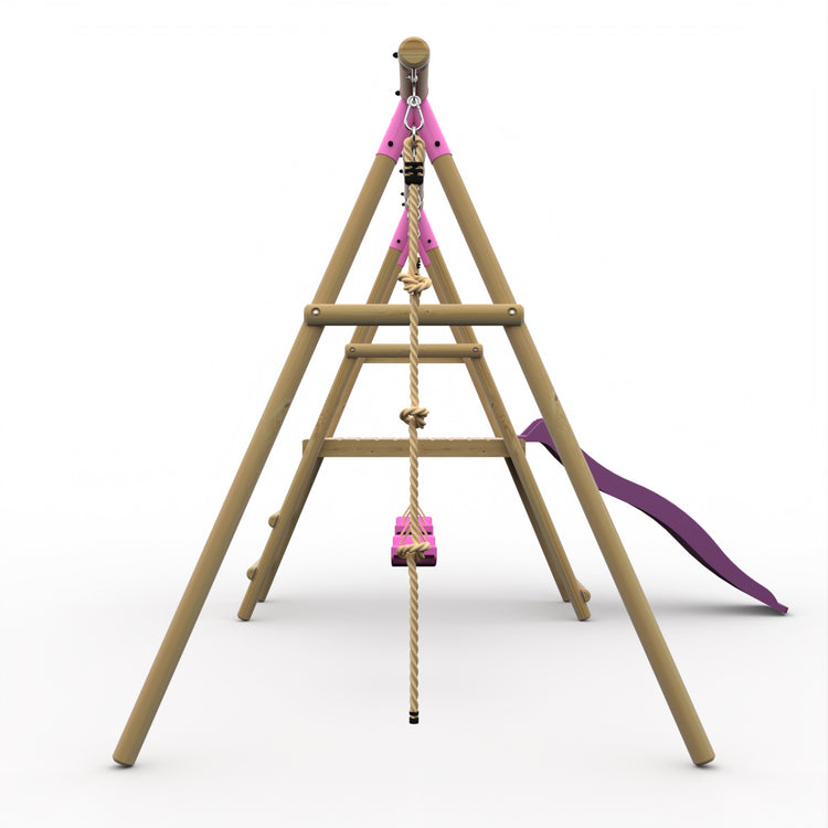 Giant Baboon Wooden Swing Set