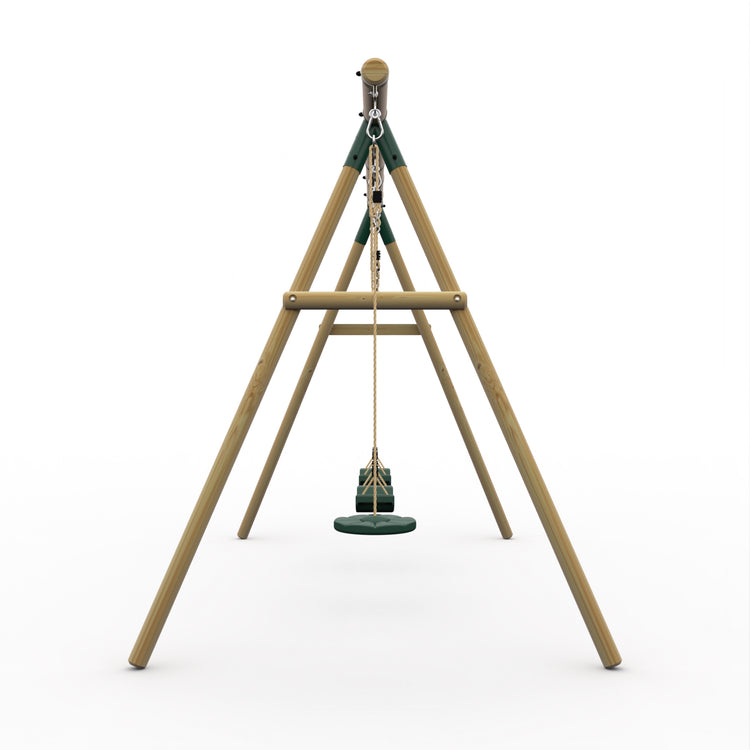 Plum® Wooden Double Swing Set + Monkey Seat - Loris™