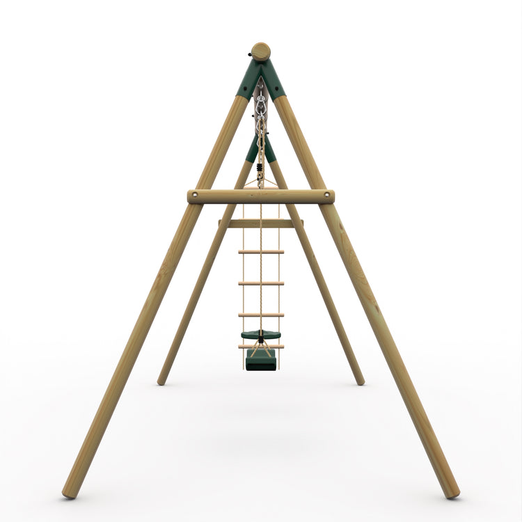 Plum® Macaque™ Wooden Swing Set