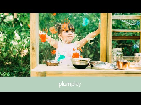 Plum Discovery Mud Pie Kitchen – Outdoor Wooden Sensory Play Kitchen