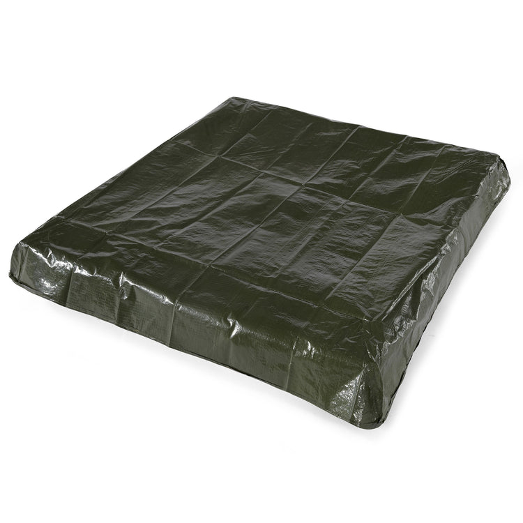 Plum Wooden Square Sand Pit with Cover