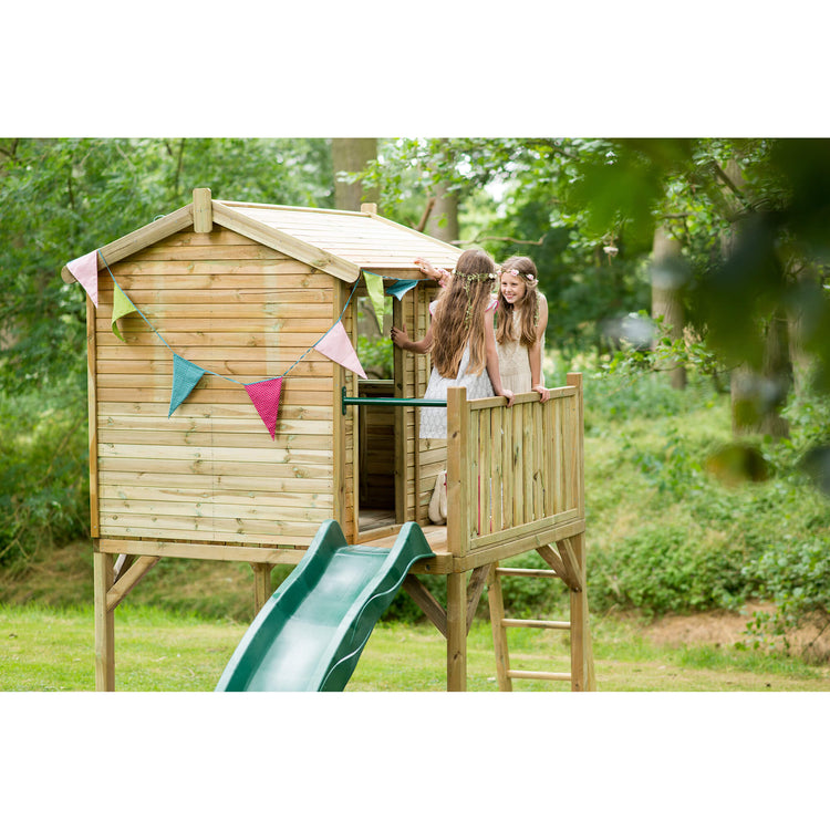 Wooden Adventure Playhouse Side