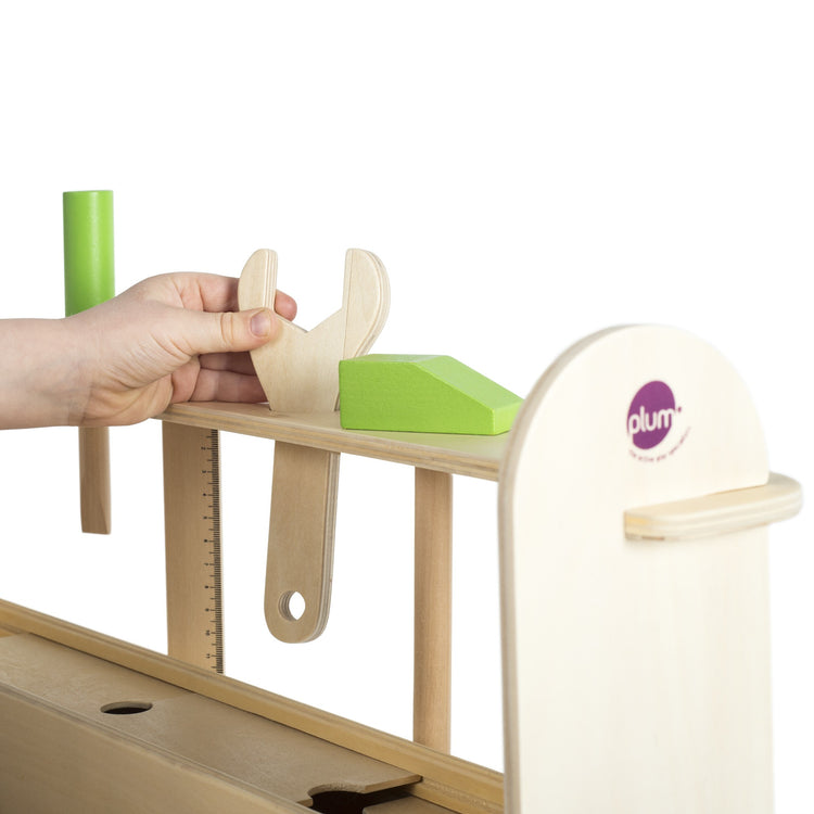 Includes a tool shelf for hanging hammers and screwdrivers