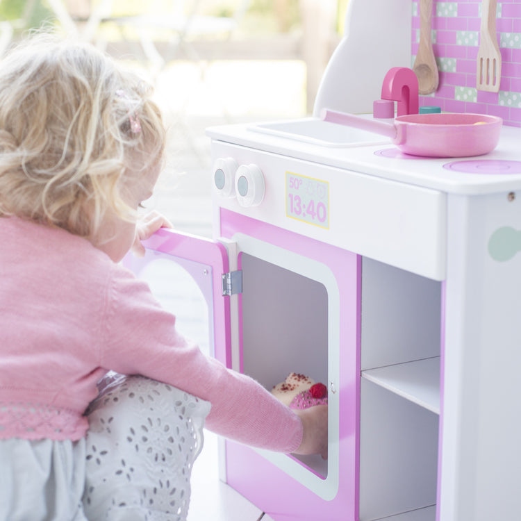 Cabin Wooden Play Kitchen 6