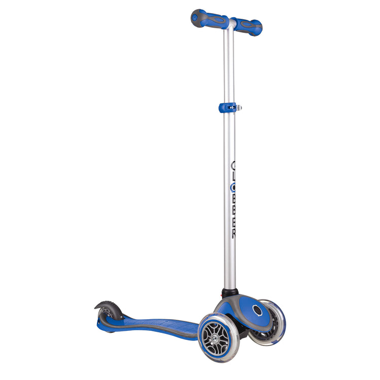 Globber Evo Comfort Scooter Navy Blue Scooter Extended T-bar