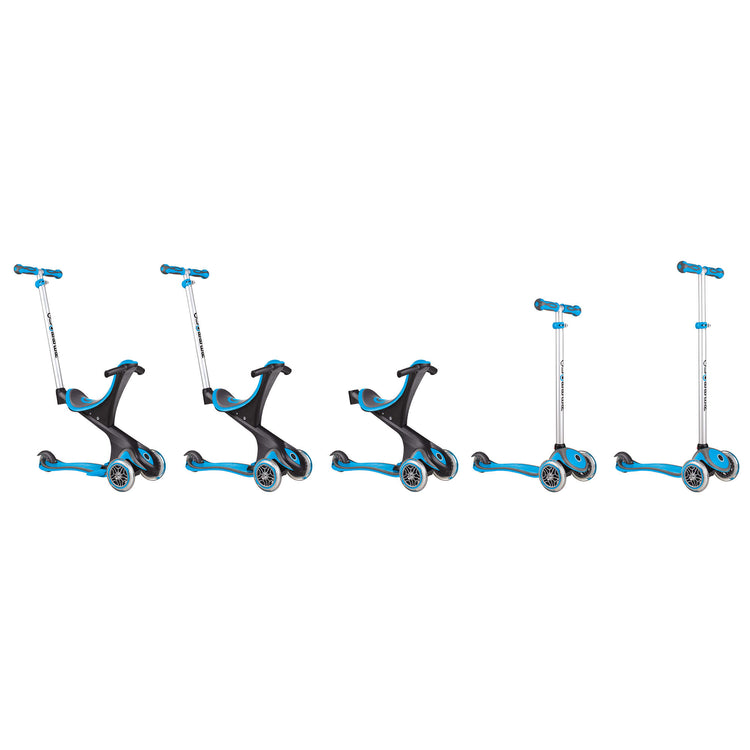 Globber Evo Comfort Scooter Sky Blue Scooter All-in-1