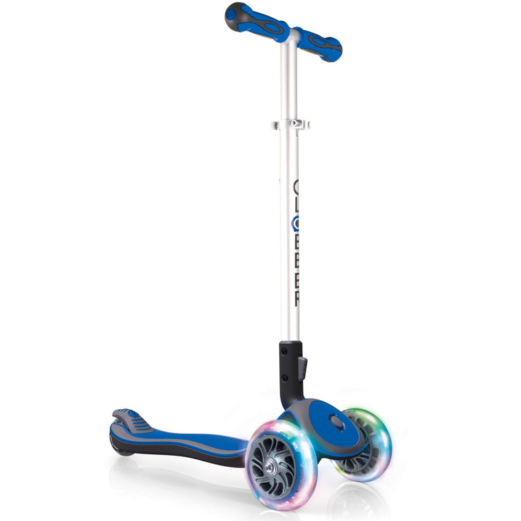 Globber My Free Fold Up Light Wheels - Dark Blue