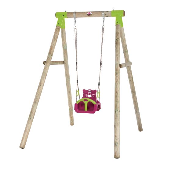 Plum Quoll Wooden Swing Set with 3 in 1 Seat