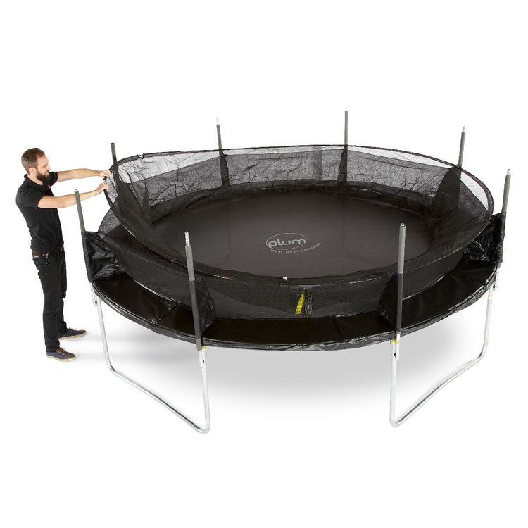 Plum® Space Zone II Evolution Trampoline (Telescopic Pack Down Enclosure)