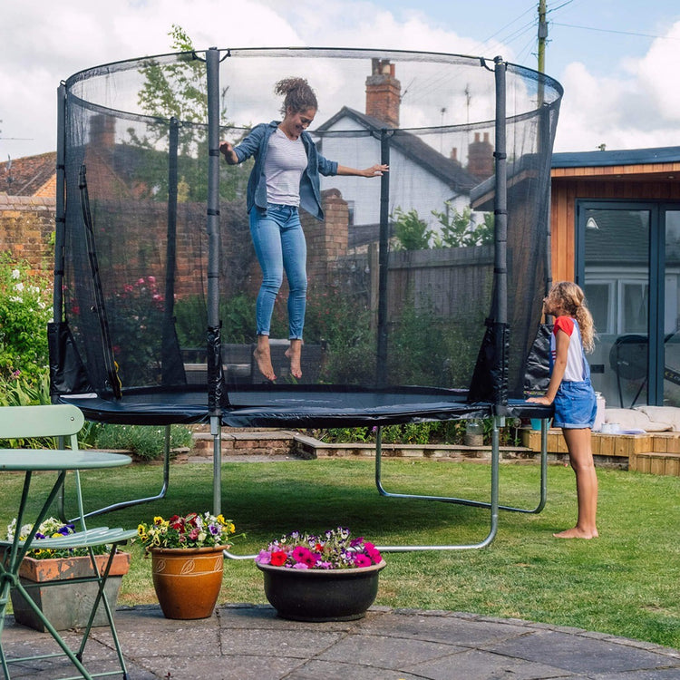 Plum® Space Zone II Evolution Trampoline (Telescopic Pack Down Enclosure)