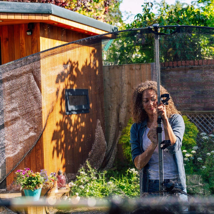 Plum® Space Zone II Evolution Trampoline (Telescopic Pack Down Enclosure)