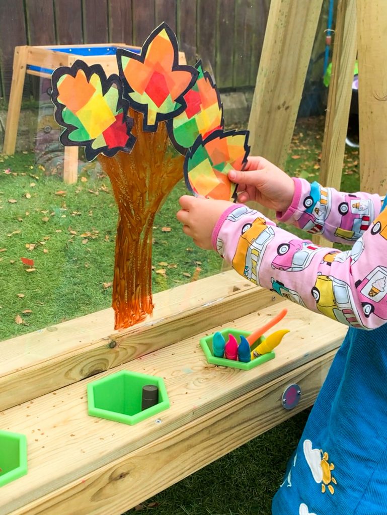 Let’s Make Autumn Leaf Suncatchers