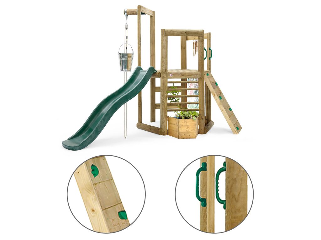 Plum Play Discovery Woodland Treehouse - Rock Wall Limited Edition