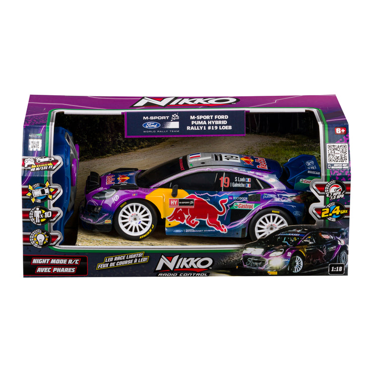 Nikko Toys Rally Night Mode M-Sport Ford Puma Loeb R/C