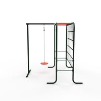 Metal Monkey Bars with Swing and Climbing Wall product image