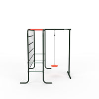 Metal Monkey Bars with Swing and Climbing Wall product image