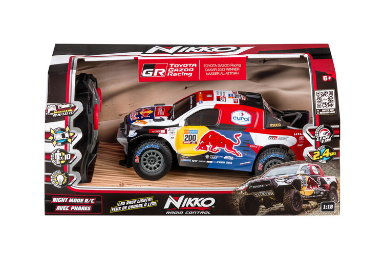 Nikko Toys Dakar Night Mode Toyota Gazoo Racing Al-Attiah R/C