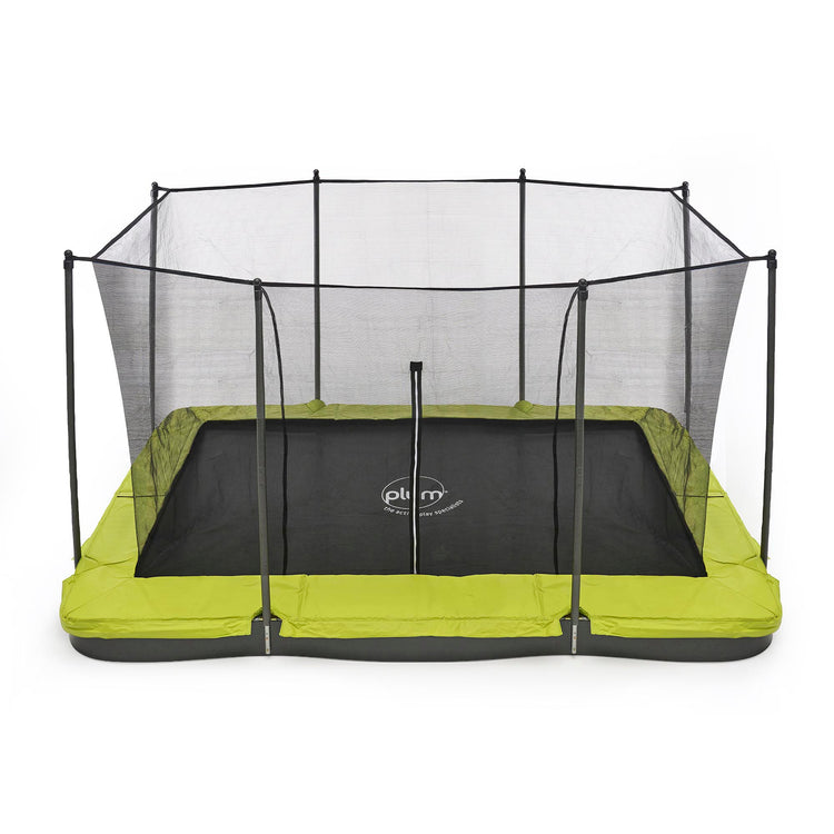 Plum® 12 x 8ft Rectangle In Ground Springsafe® Trampoline