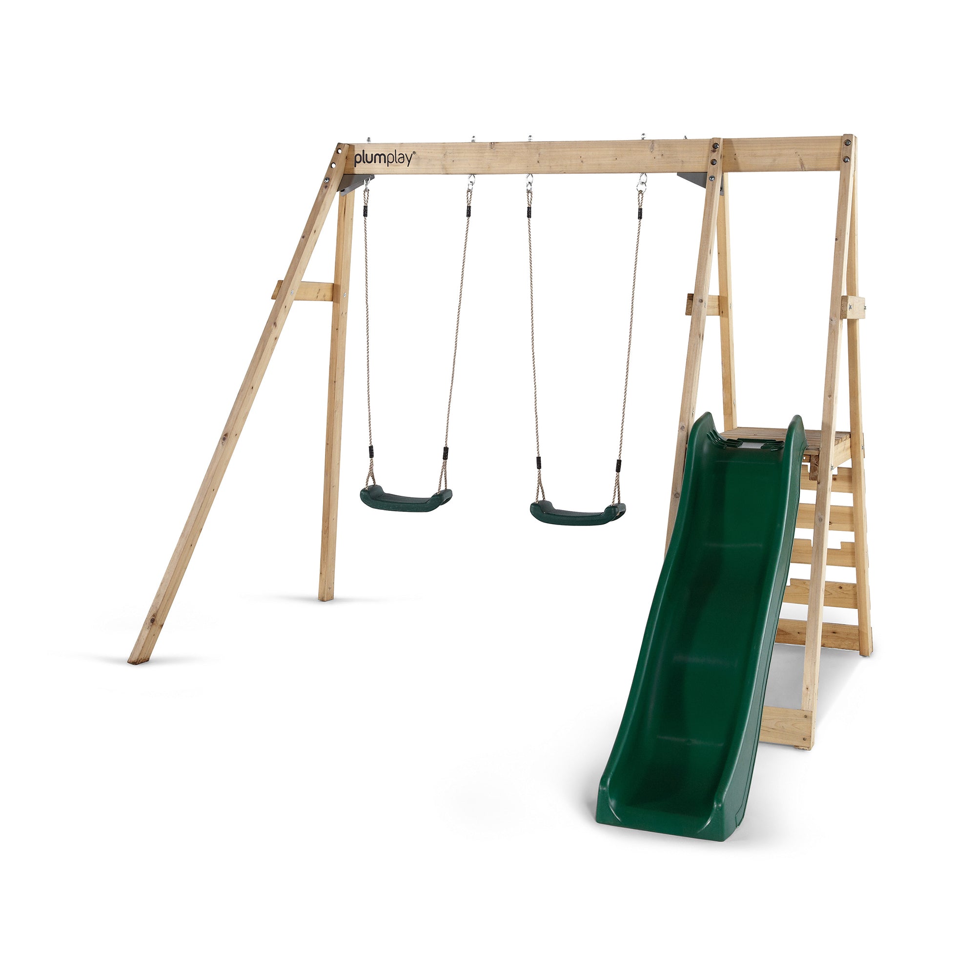 Tamarin Wooden Swing Slide Set for Kids Plum Play UK Award