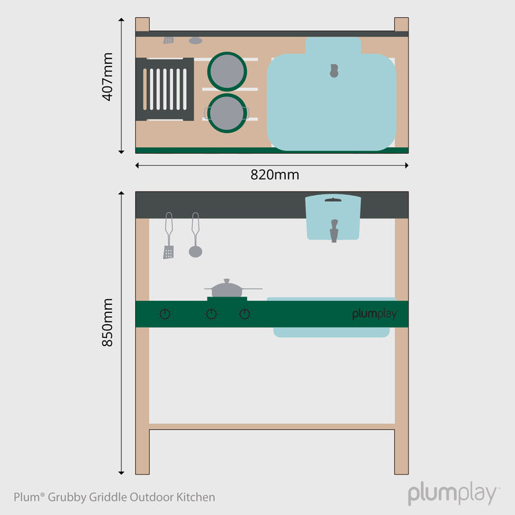 Plum® Grubby Griddle Mud Pie Kitchen