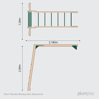 Plum Monkey Bars Attachment (Lookout Tower) product image