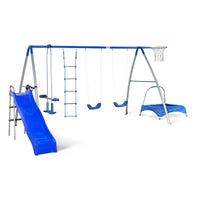 Plum Multiplay Climb, Bounce and Slide Metal Swing Set product image