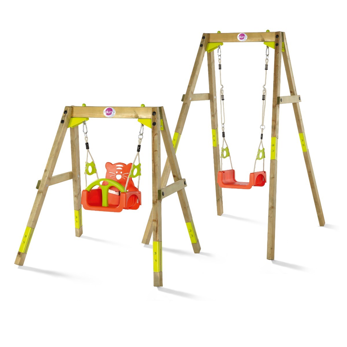 Plum® Wooden Growing Swing Set – Plum Play UK