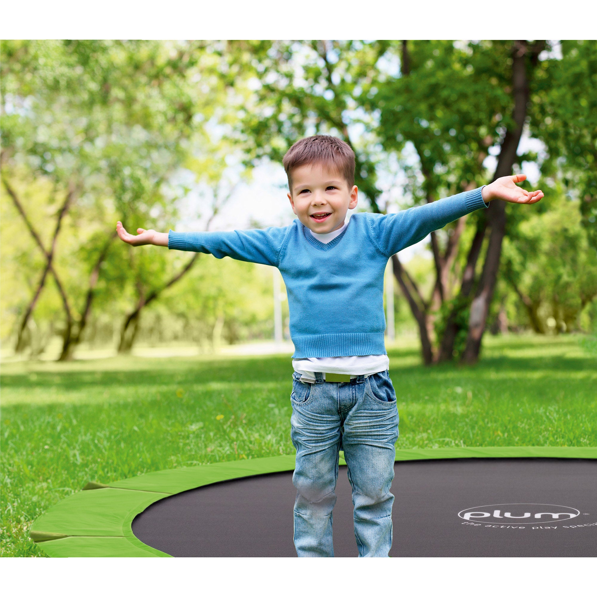 Plum® Circular In-Ground Trampoline Plum Play UK1